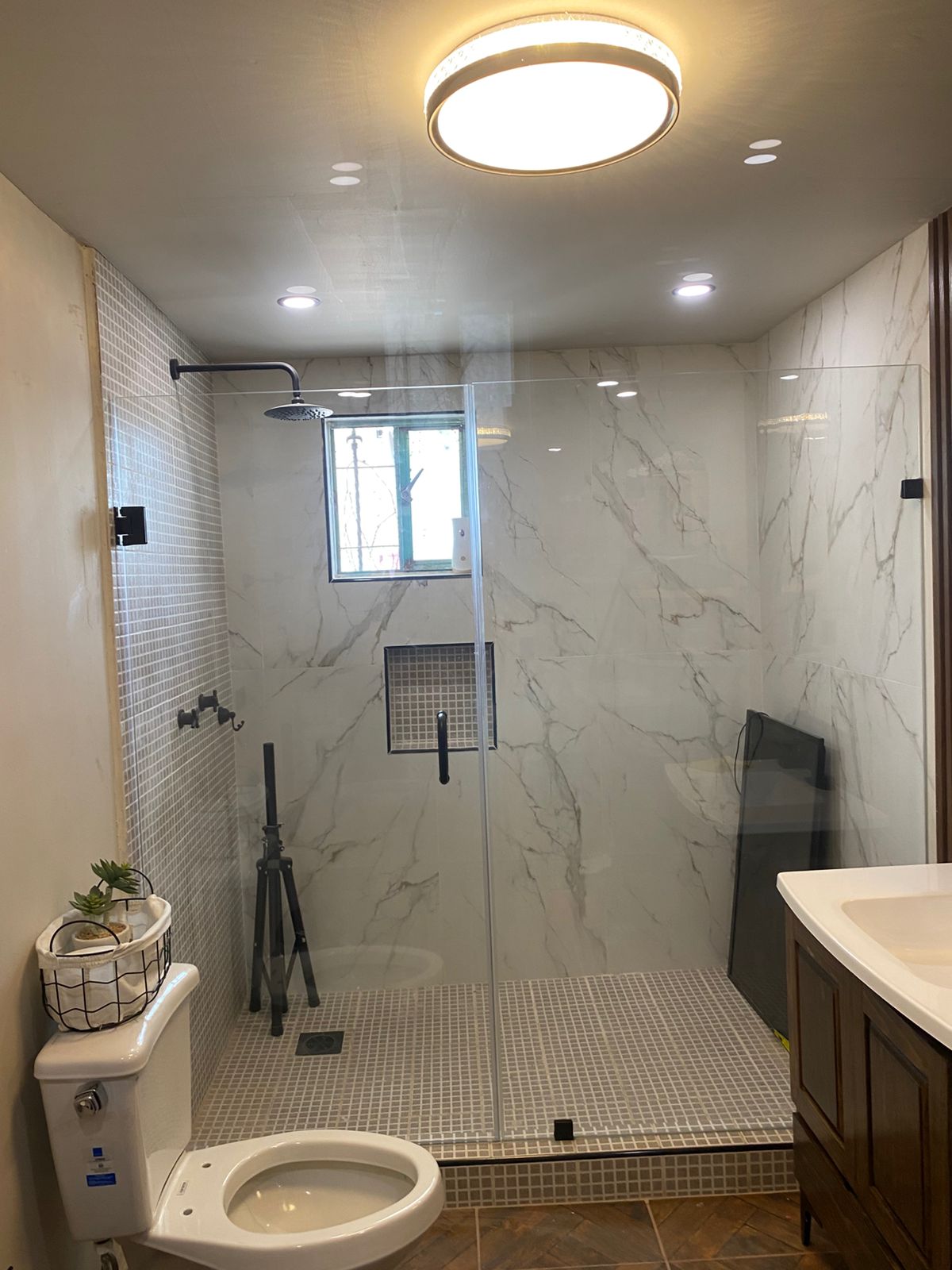 Cancel de baño de cristal templado